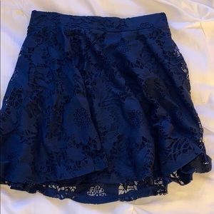 Aeropostale Navy Blue skater skirt